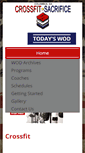 Mobile Screenshot of crossfitsacrifice.com